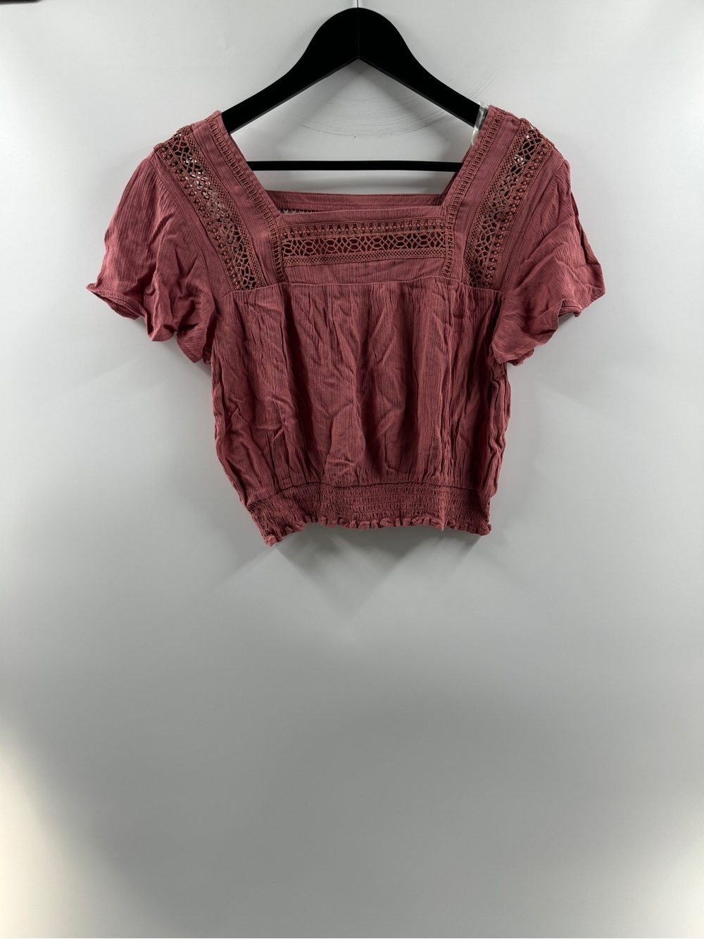 Arizona Jean Co Pink Square Neck Crop Top – Women’s Small